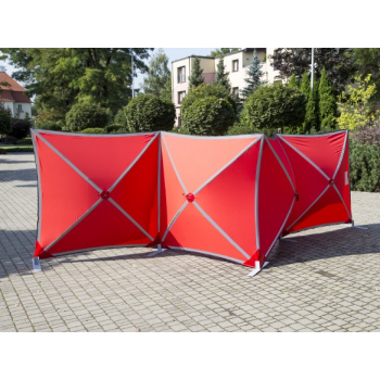 PARAWAN OCHRONNY GT-030 -Z TAŚMAMI ODBLASKOWYMI-180 x 180 cm